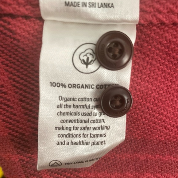 New Outerknown blanket shirt check Plaid Shirt 100% organic cotton size M L XL - Picture 14 of 14